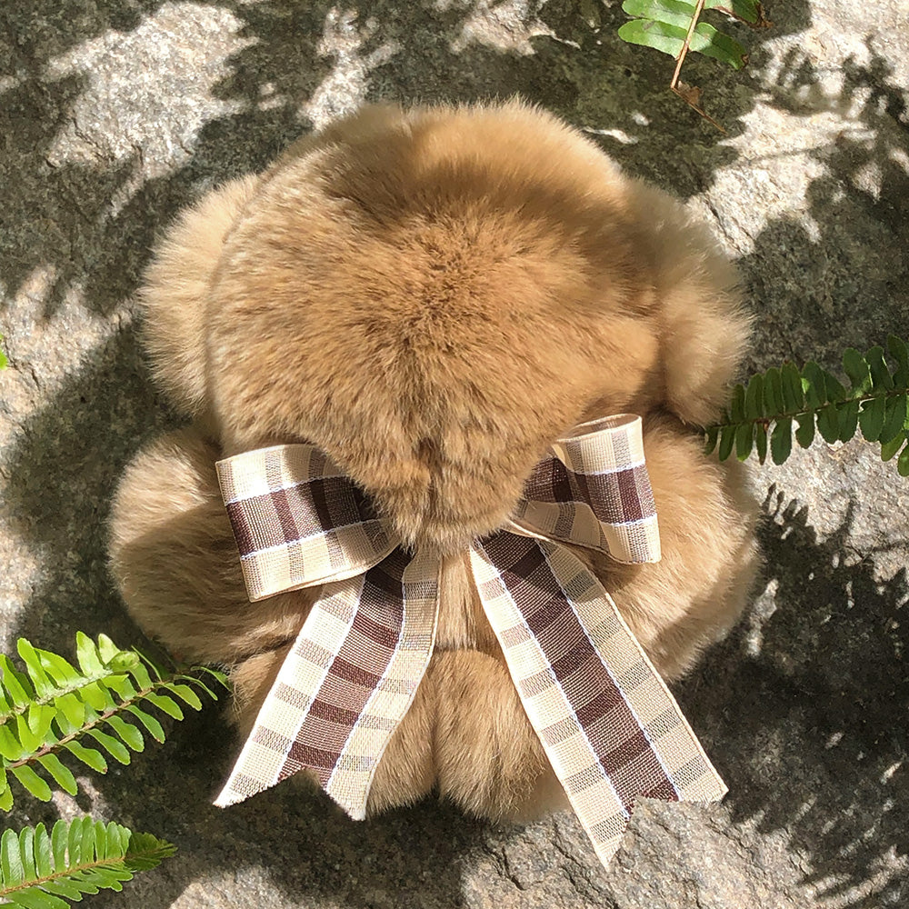 BunnyLuluâą Teddy Bear Plush Keychain with Tin