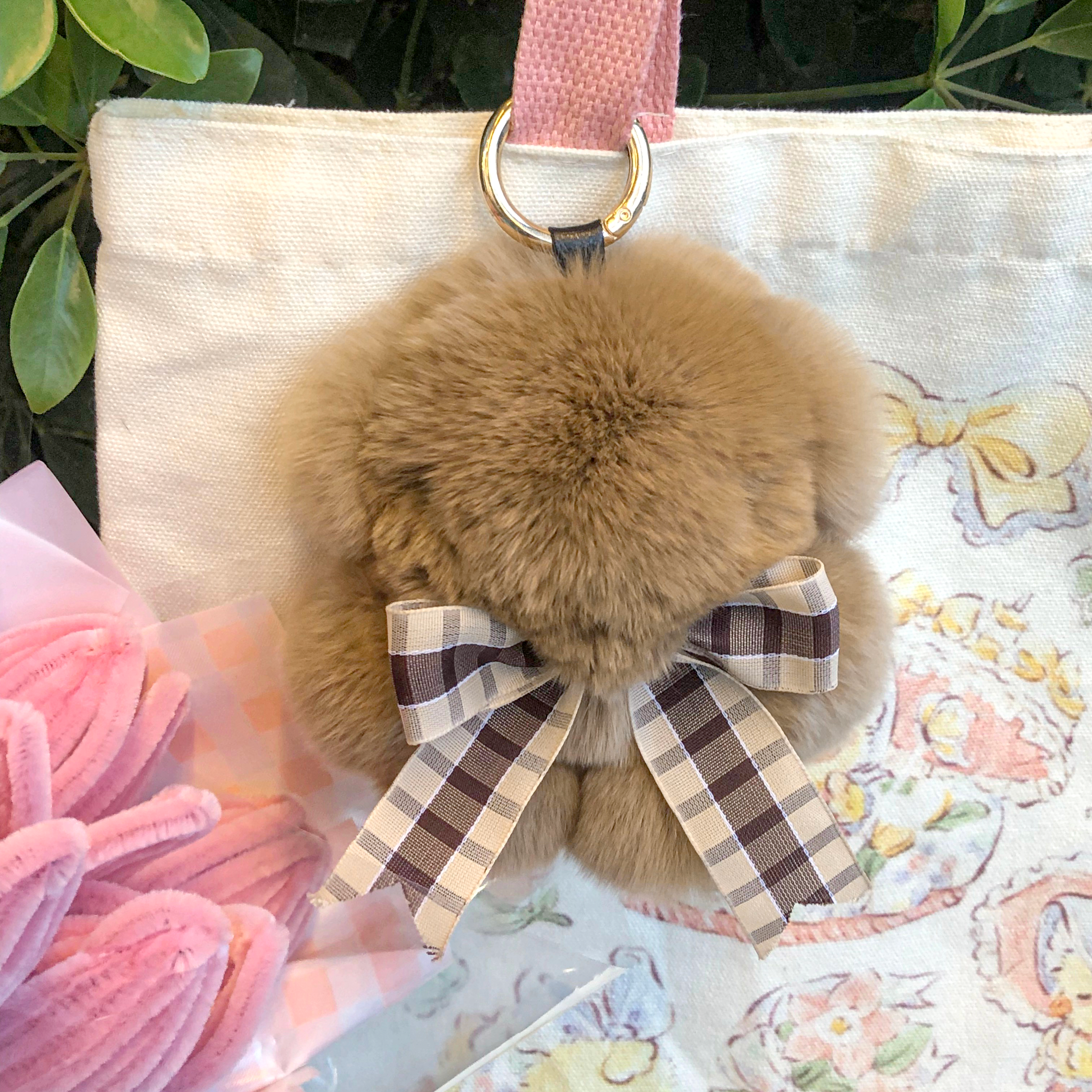 BunnyLuluâą Teddy Bear Plush Keychain with Tin