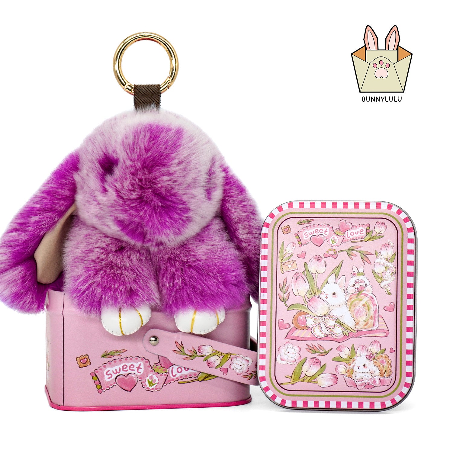 BunnyLulu™ Handmade Plush Bunny Keychain