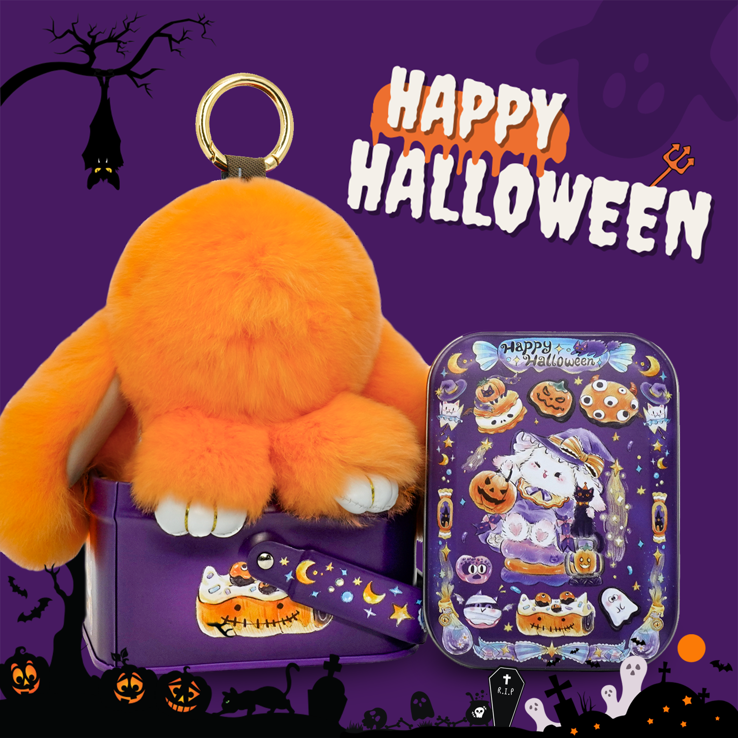 BunnyLulu™ Handmade Plush Bunny Keychain