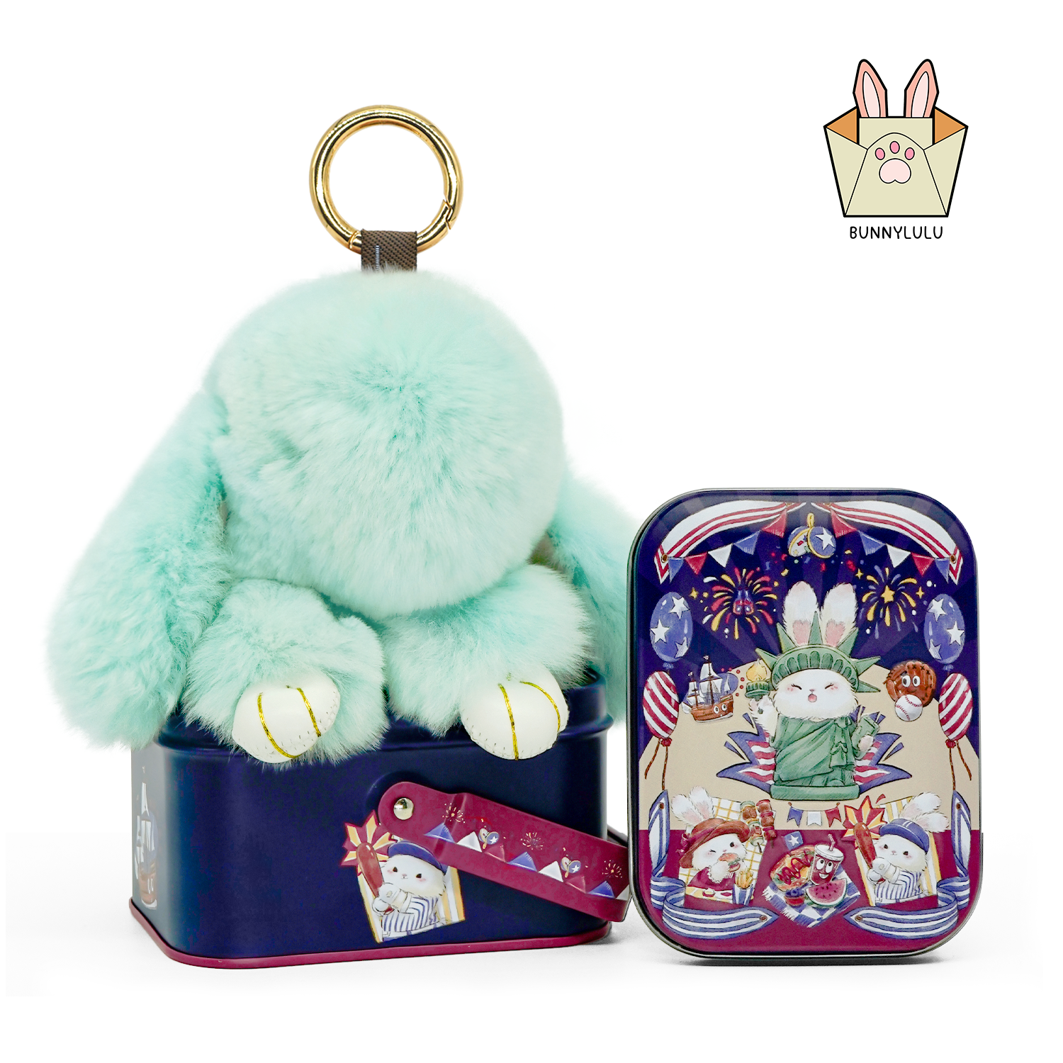 BunnyLulu™ Handmade Plush Bunny Keychain