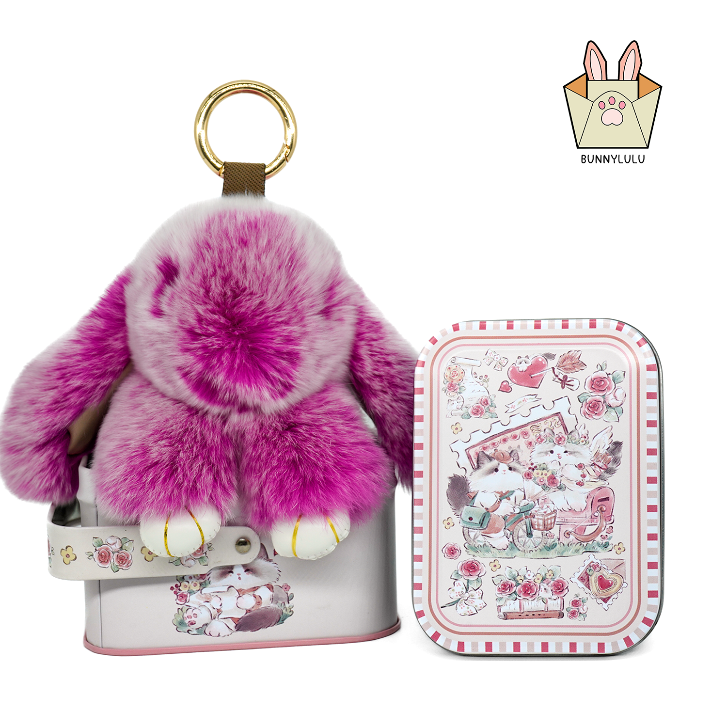 BunnyLulu™ Handmade Plush Bunny Keychain