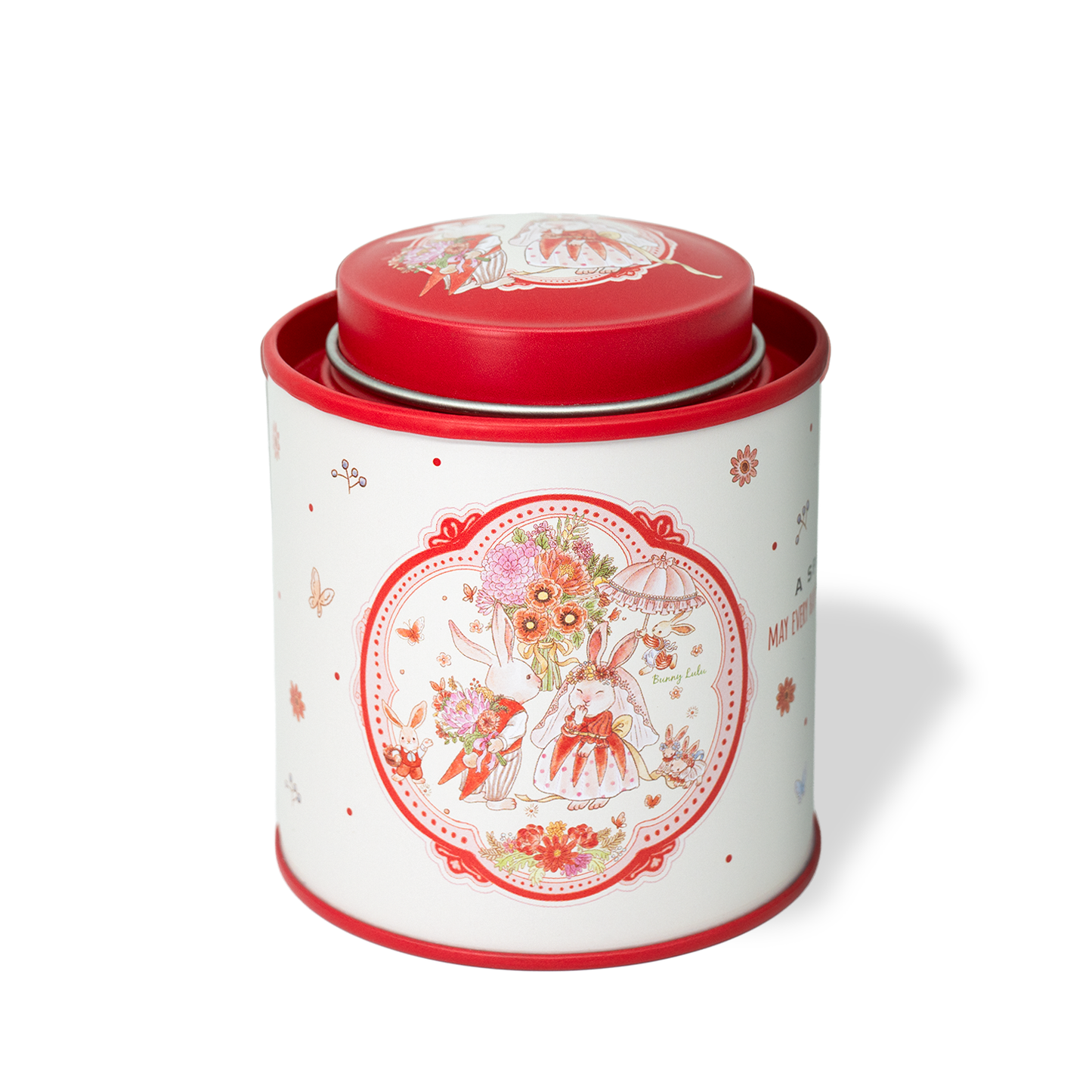 BunnyLulu × Sweet Scented Candle with Designed Tin, 2 Scent Options