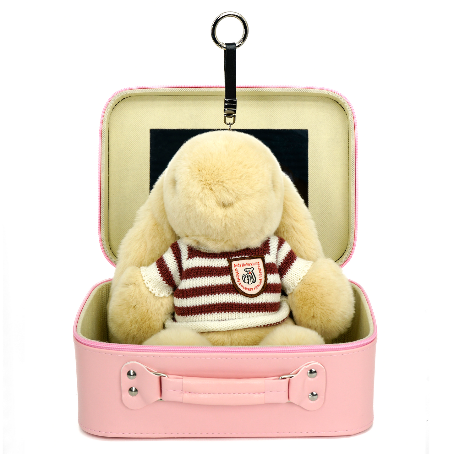 BunnyLulu × XL Bunny Plush Toy Gift with Designed Makeup box, 13 inches