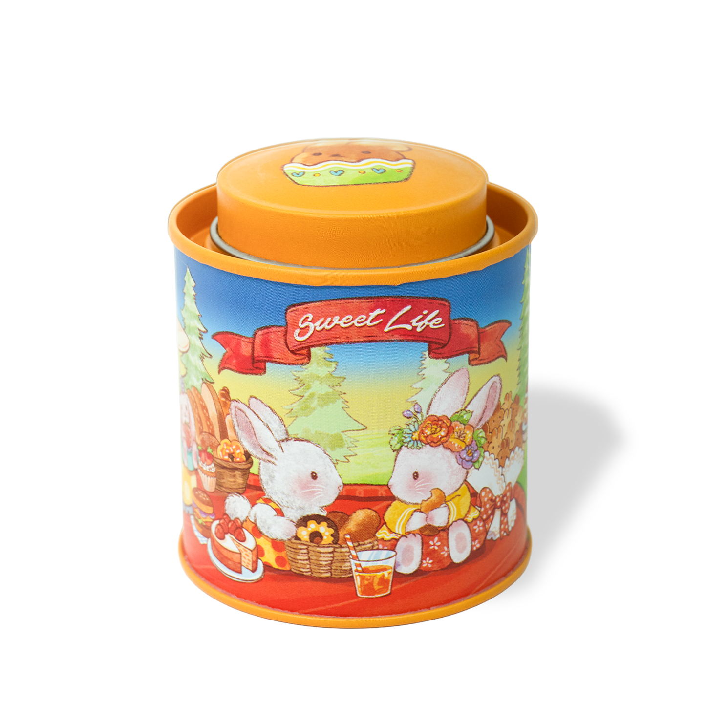 BunnyLulu × Sweet Scented Candle with Designed Tin, 2 Scent Options