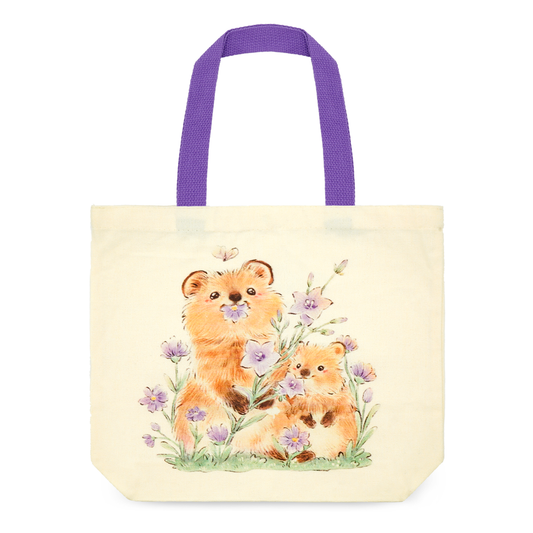 Bunnylulu Large Canvas Tote Bag