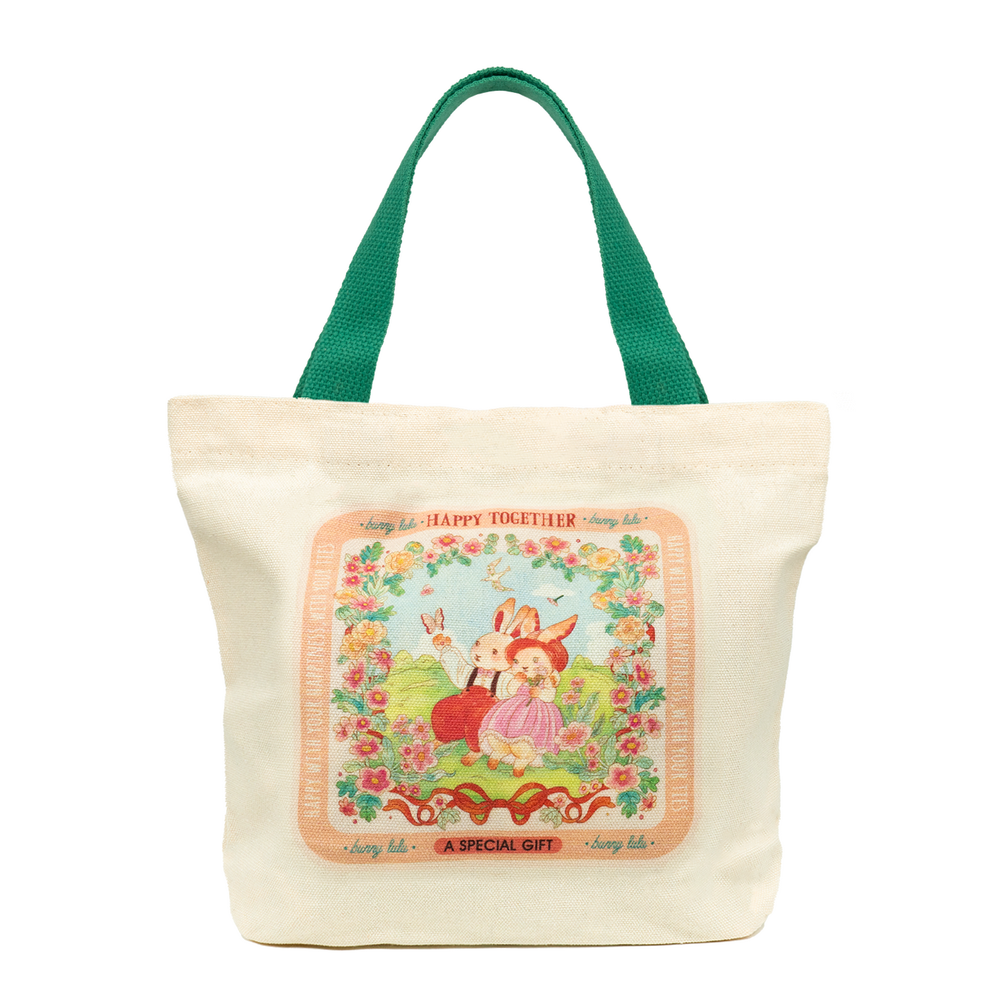 BunnyLulu Mini Canvas Tote Bag